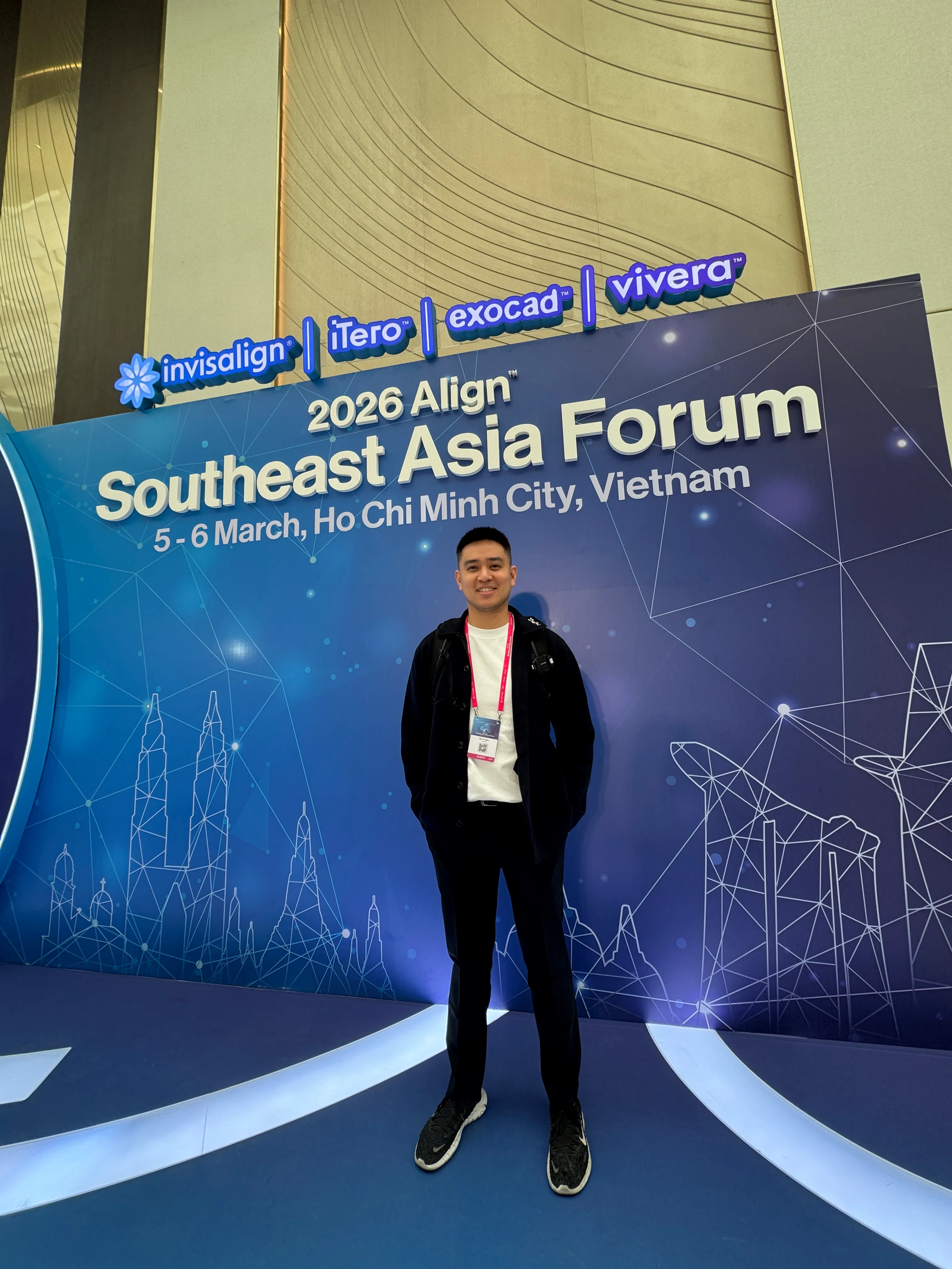 Alex Hii at the 2026 Align Southeast Asia Forum, the leading Invisalign event
