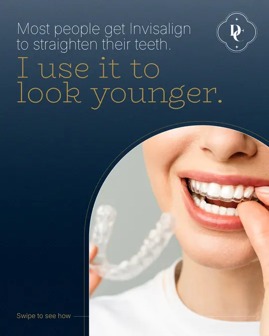 Aligners as anti-ageing, treatment demand ad made by HPA for a Malaysian clinic