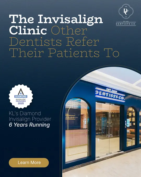 The clinic other dentists refer to, social proof ad made by HPA for a Malaysian clinic