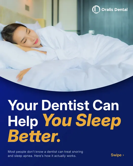 Your dentist can help you sleep, treatment demand ad made by HPA for a Malaysian clinic