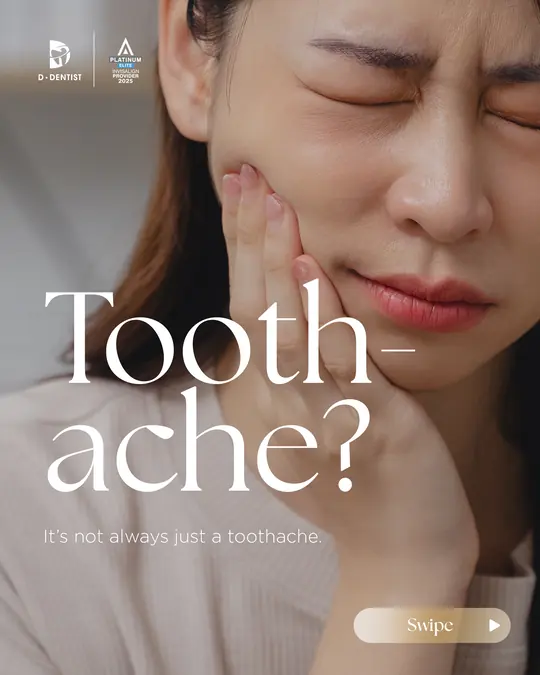 What your tooth pain is telling you, treatment demand ad made by HPA for a Malaysian clinic