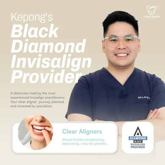 A top-tier aligner provider, doctor authority ad made by HPA for a Malaysian clinic